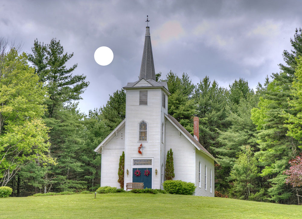 outside view of the church